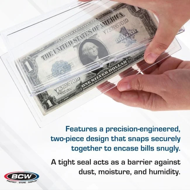 BCW Deluxe Currency Slab Large Bill Stackable