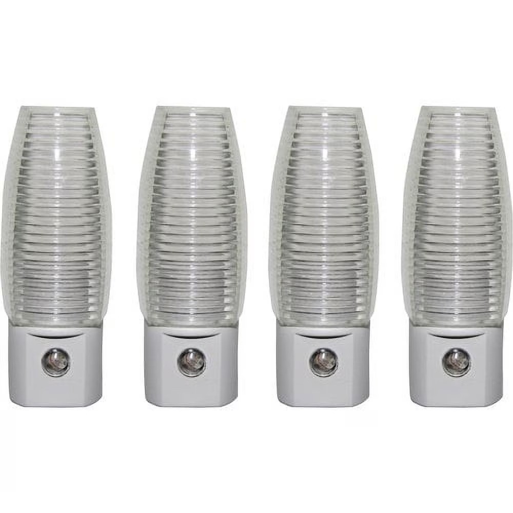 Automatic LED Night Light with Light Sensor 4 Pack Soft White 3.55 x 1.88 Inch