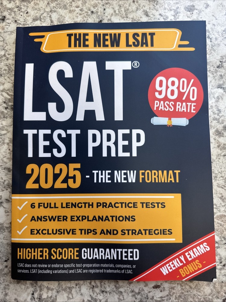 LSAT Test Prep 2025 - The New Format Study Book - New