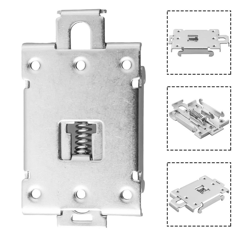 For 35 mm DIN Rail Fixed Clamp Mounting Bracket for Semiconductor Relays
