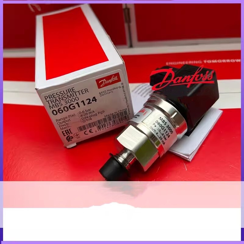 1pcs Danfoss Pressure Transmitter Sensor MBS3000 060G1124 0-6 Bar