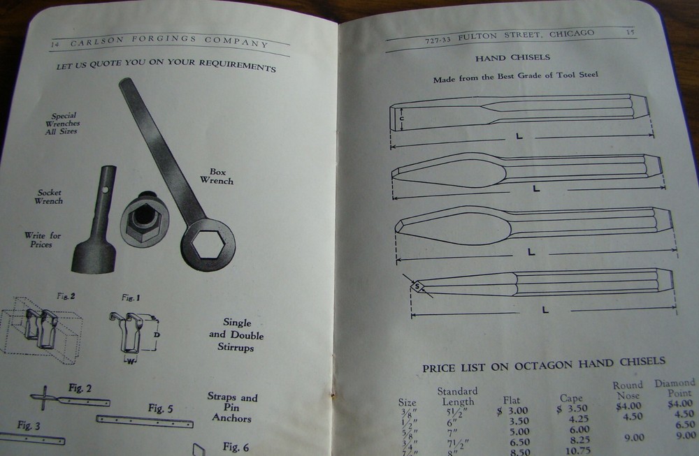 1929 Carlson Pneumatic Tools Catalog Jackhammer Bits air constructio old vintage