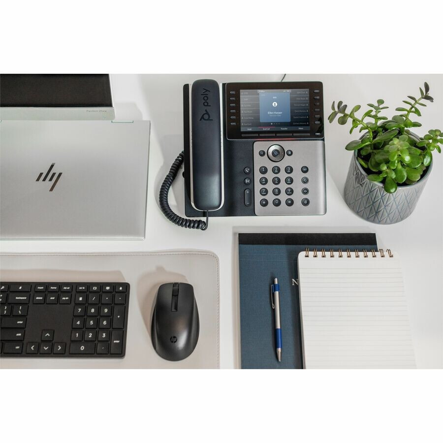 Poly Edge E500 IP Phone – PoE-Enabled – HD Audio – Sleek, Modern Design-82M94AA