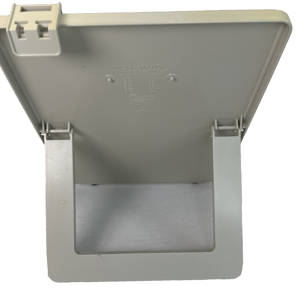 Fellowes Workstation Non-Magnetic Document Holder Grey Work Station