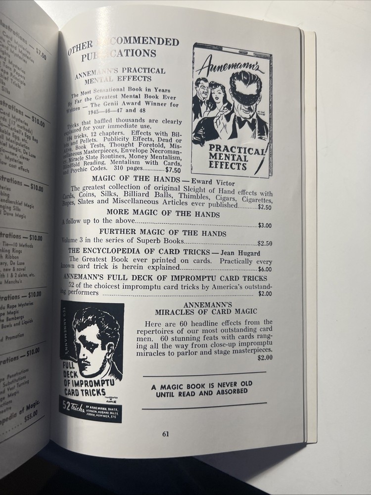 Hold-Out Miracles by Ed Mishell's Magic's Greatest Aid for Doing Miracles 1969