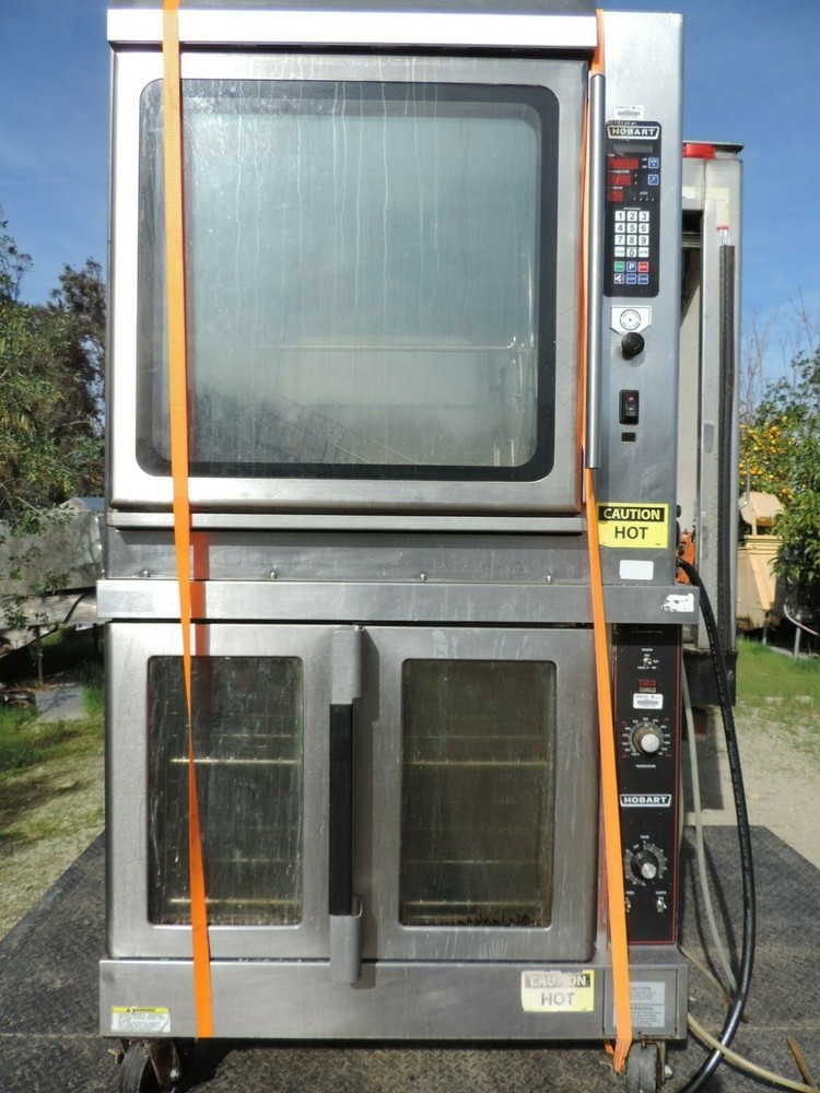 HOBART ROTISSERIE- CONVECTION OVEN DOUBLE STACK