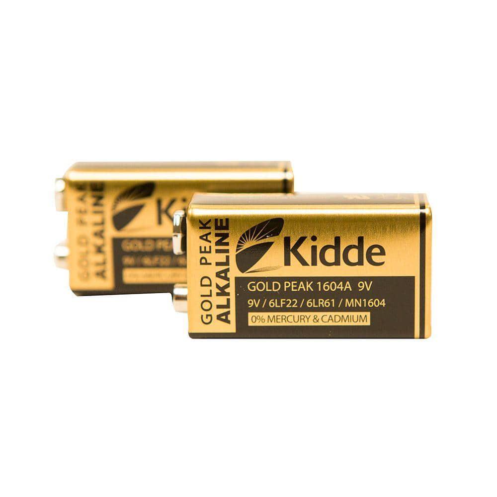Kidde 9-Volt Smoke Detector Replacement Batteries 2 Pack