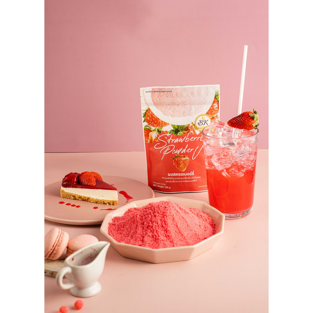 100g Strawberry Powder Drinks Cake Beverage Bakery ingredients