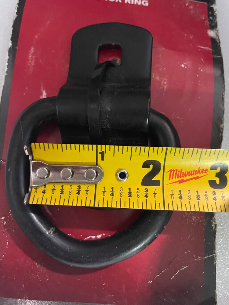 Husky 2333 Lbs Medium-Duty Black Surface Anchor Ring