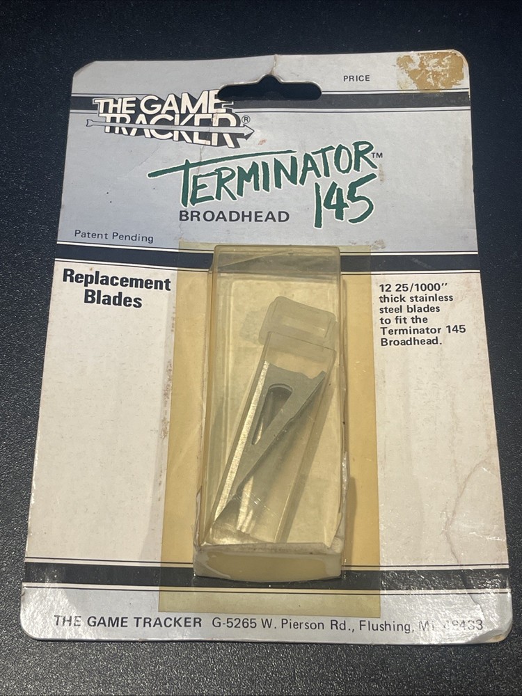 The Game Tracker Terminator 145 Replacement Blades 12 Pack