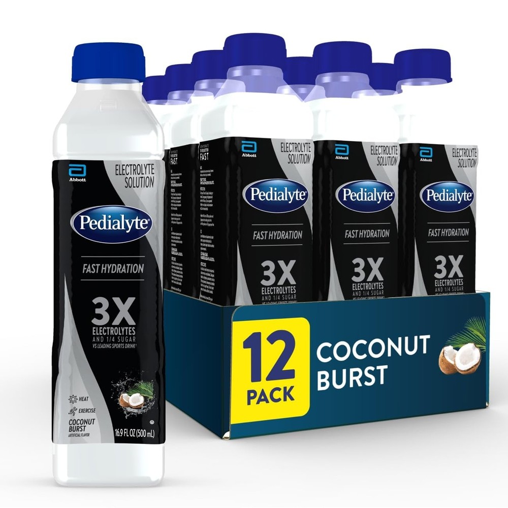 Electrolyte Solution Strawberry Hydration Drink 12 bottles half liter each
