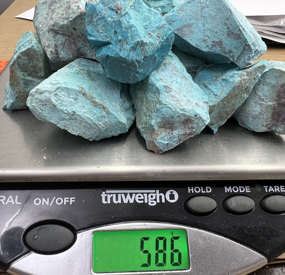 Chrysocolla Rough  586  Grams 2,930 Carats