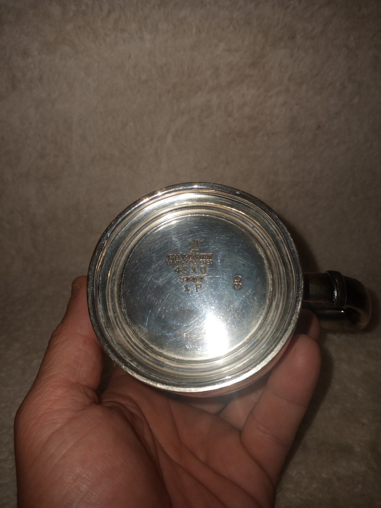 Reed & Barton 1p Lidded Silver Plated Creamer #30
