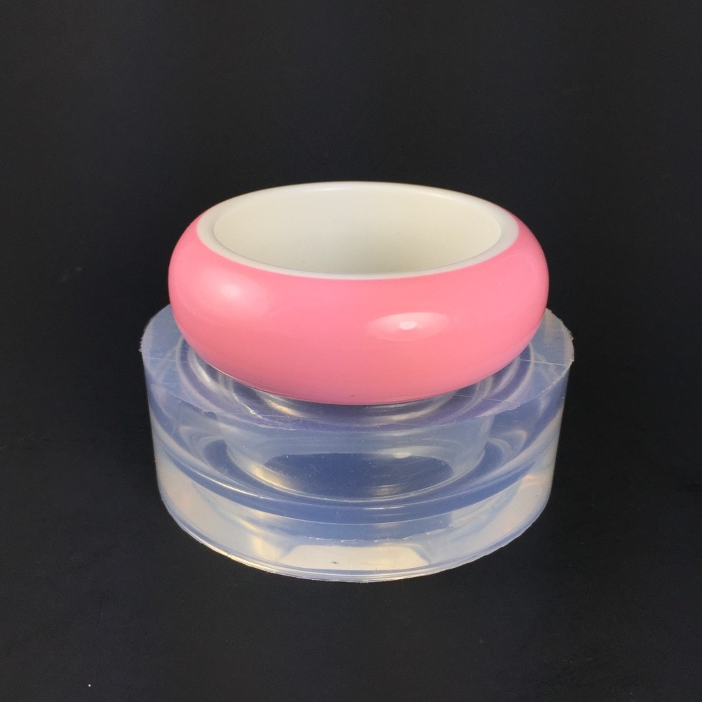 CLEAR SILICONE MOLD (MB116), BANGLE MOLD SIZE SMALL