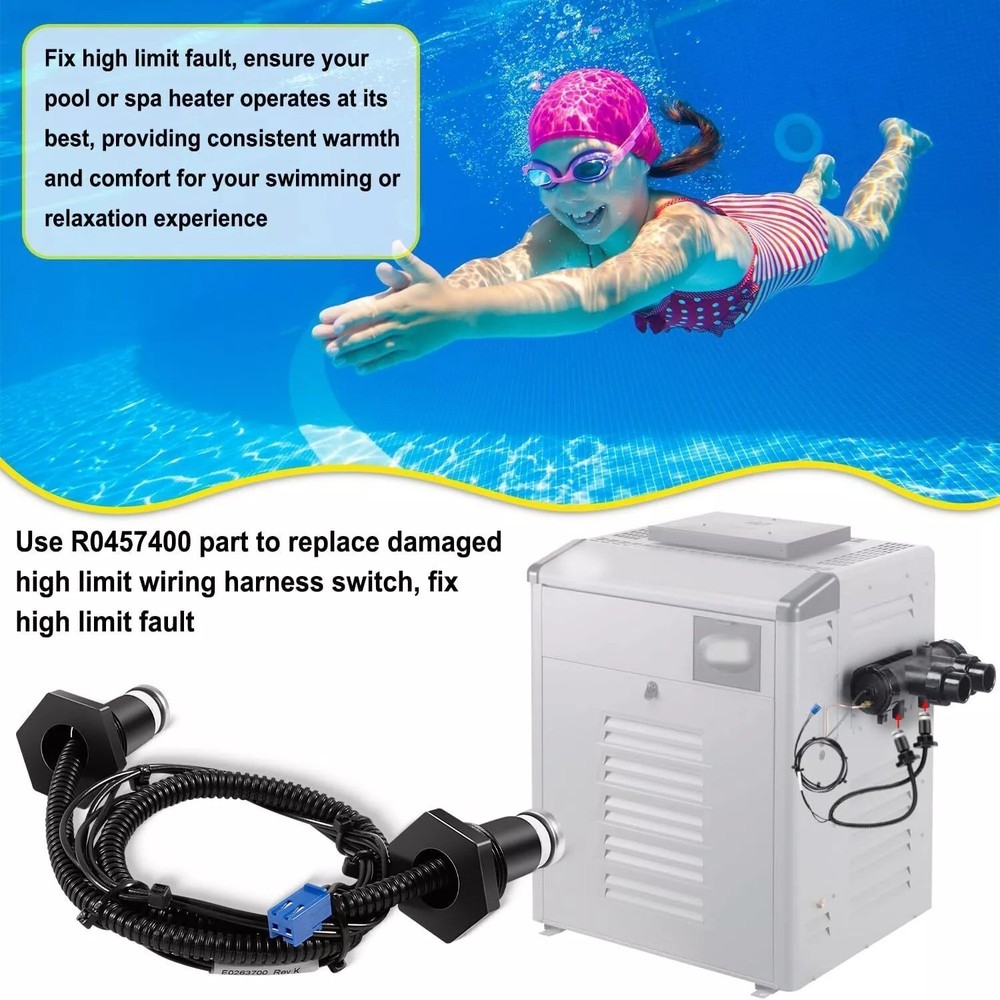 R0457400 High-Limit Wire Harness Switch Assembly for Zodiac Jandy Legacy LRZE