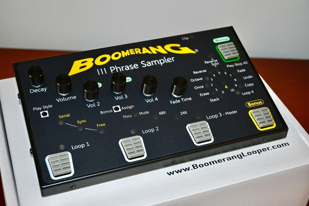 Boomerang III Phrase Sampler Looper Pedal Open Box!