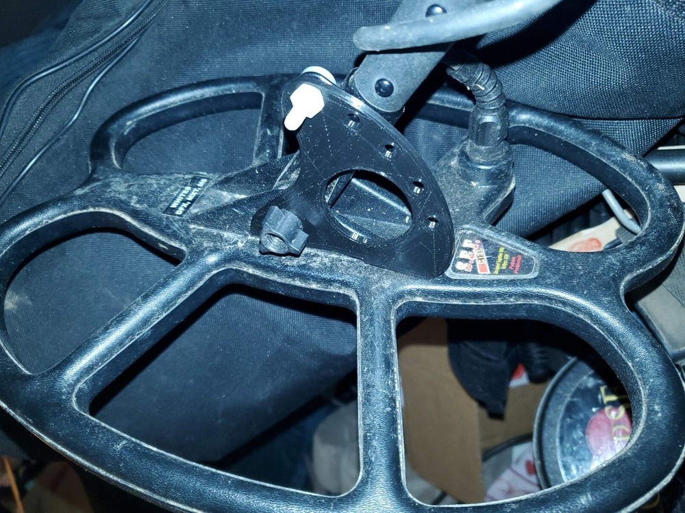 Metal Detector Coil Steadying Bracket & Hardware 