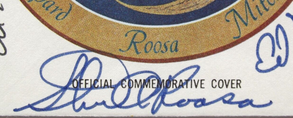 Apollo 14 Mission Crew Signed Cover Shepard, Roosa & Mitchell Authenticated