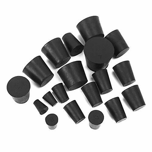 19pack 10 Assorted Sizes 000 7 Solid Rubber Stoppers