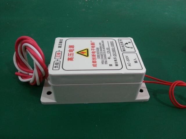 High voltage electrostatic precipitator power supply with 10KV 50W continuously