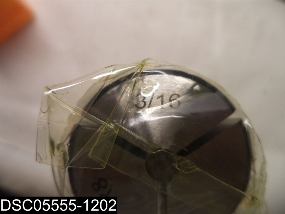 R8-3/16 Round Collet For Milling Machine Drawbar Thread 3/16"