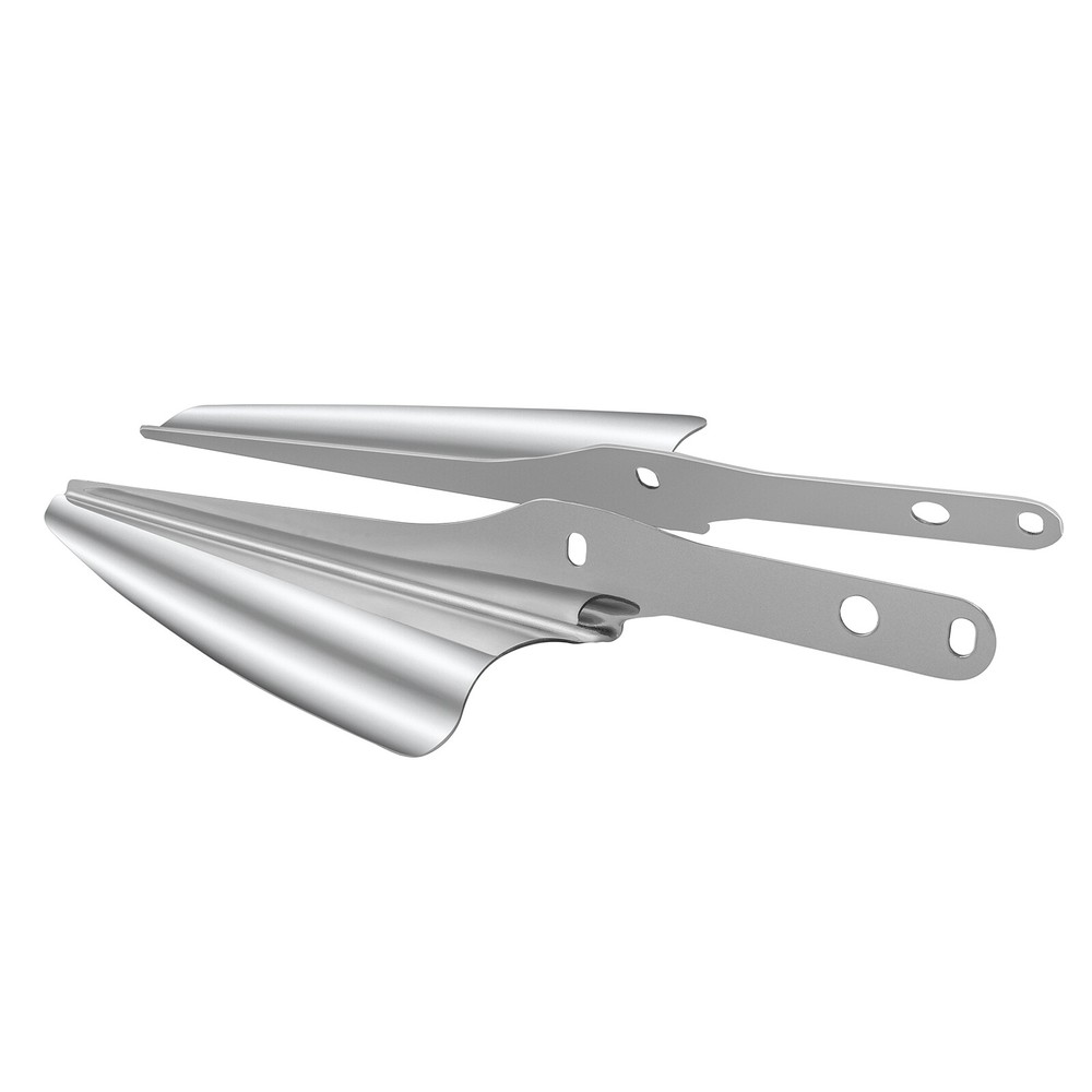 Chrome Front Fork Mount Wind Deflector For Harley Heritage Softail Classic FLSTC