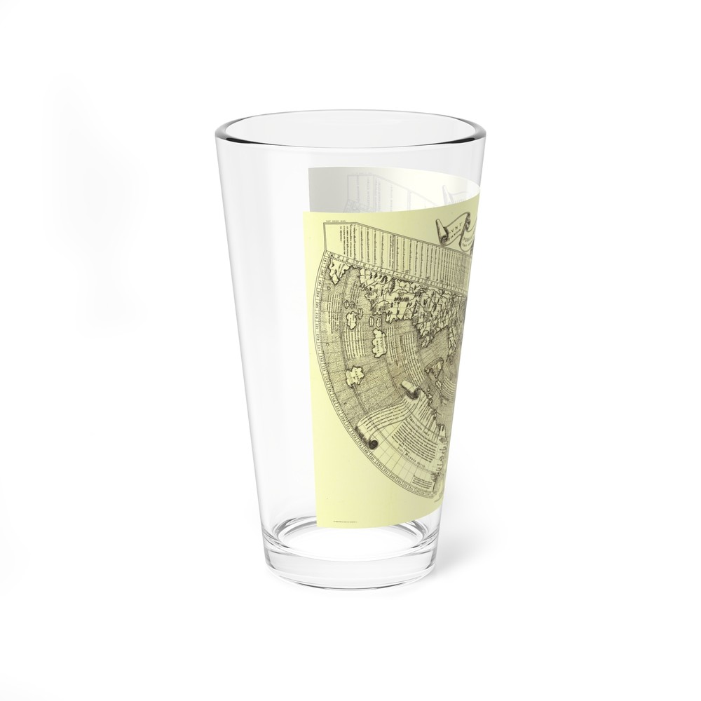 World Map - Ruysch (1508) (Map) Pint Glass 16oz
