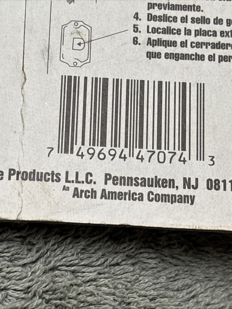 Vintage Ultra Hardware 47074 Push Pull Latch For Storm & Screen Doors White