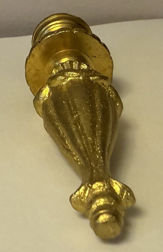 Cast Brass Lamp Finial Trophy Style