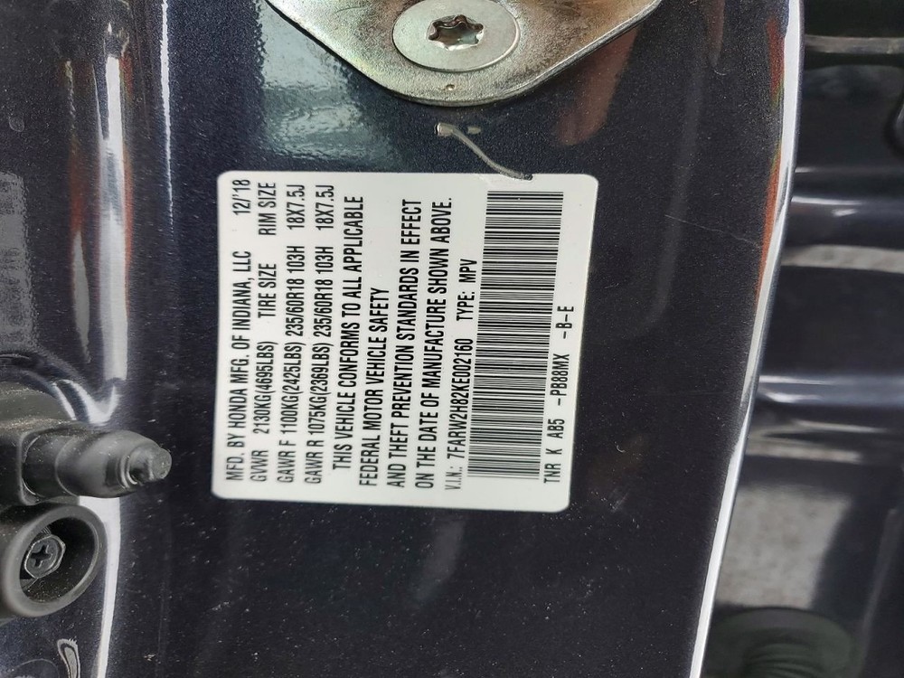 CR-V 2019 Air Shutter 893934