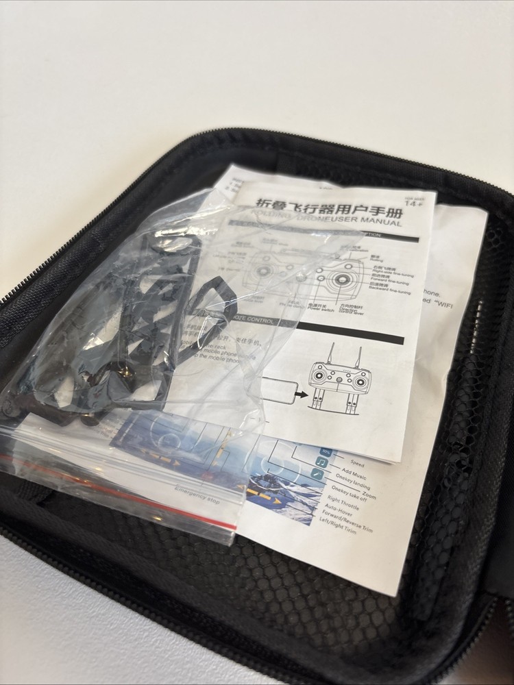 E88 Pro Drone Folding Drone In Case With Instructions