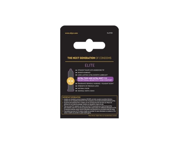 SKYN Elite Condoms - 3 count