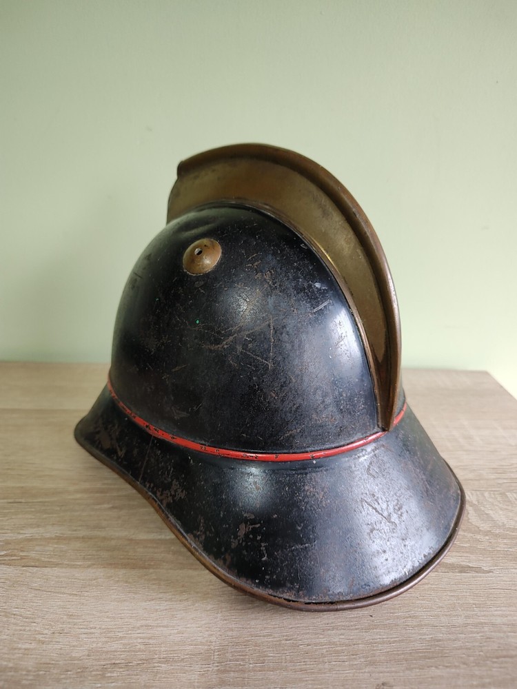 Vintage Swiss Firefighters Helmet