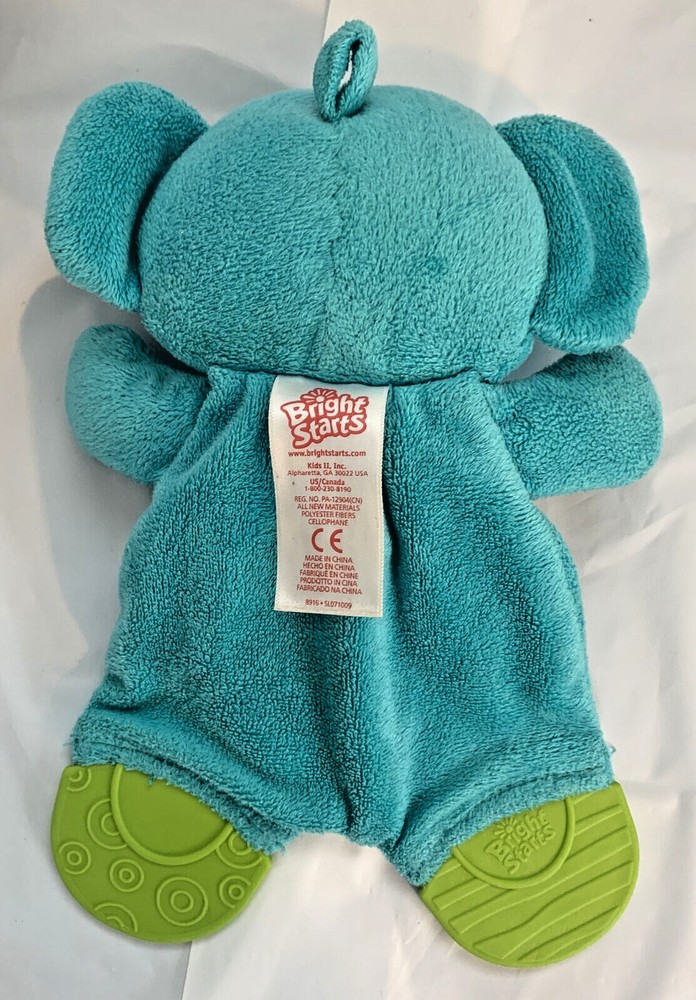 Bright Starts Teether & Read Play Book & Elephant Snuggle & Teether