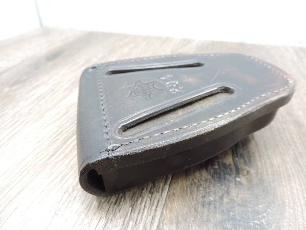 Tex Shoemaker & Sons Brown Leather Handcuff Holder 204