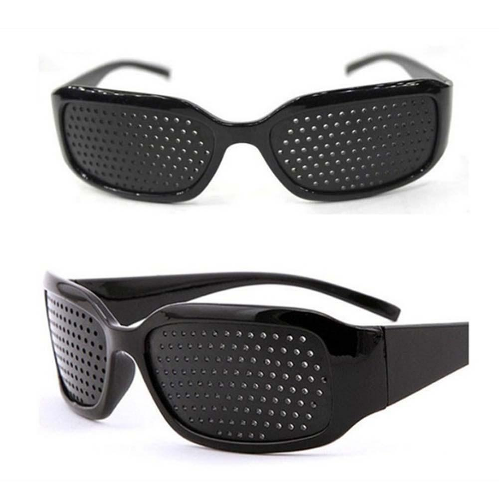 2 Pair Small hole Glasses Eyes Correction Exercise Eyesight Care Improvement