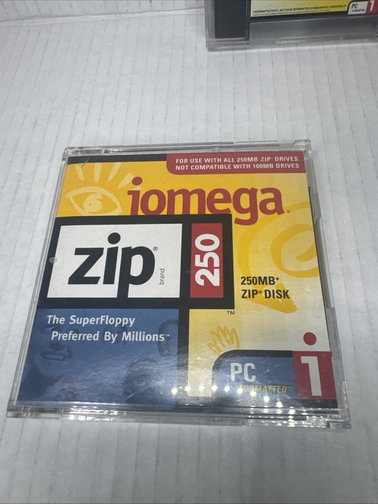 iomega zip 250mb 2 Discs