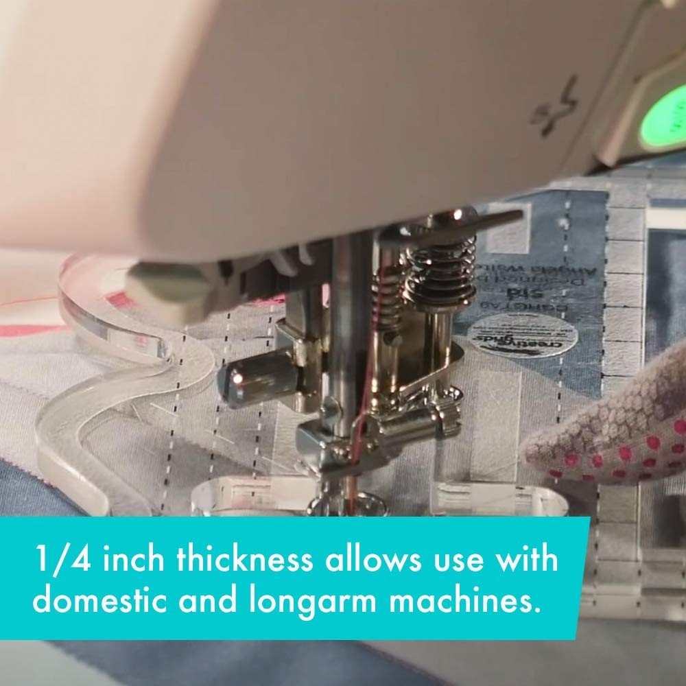 Expert-Approved Sid Acrylic Quilting Template - Free-Motion & Unique Patterns