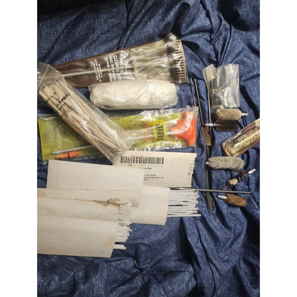 Old ammo box with cleanning kit
