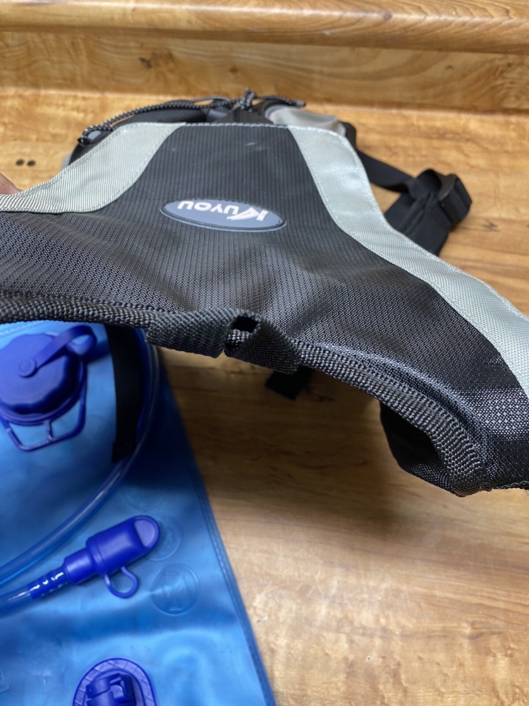Hydration Pack Kuyou Black White, Airflow, Hiking Running Riding Water Backpack