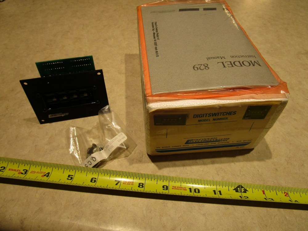 CINCINNATI ELECTROSYSTEMS 829-4-1 DIGIT SWITCH COUNTER