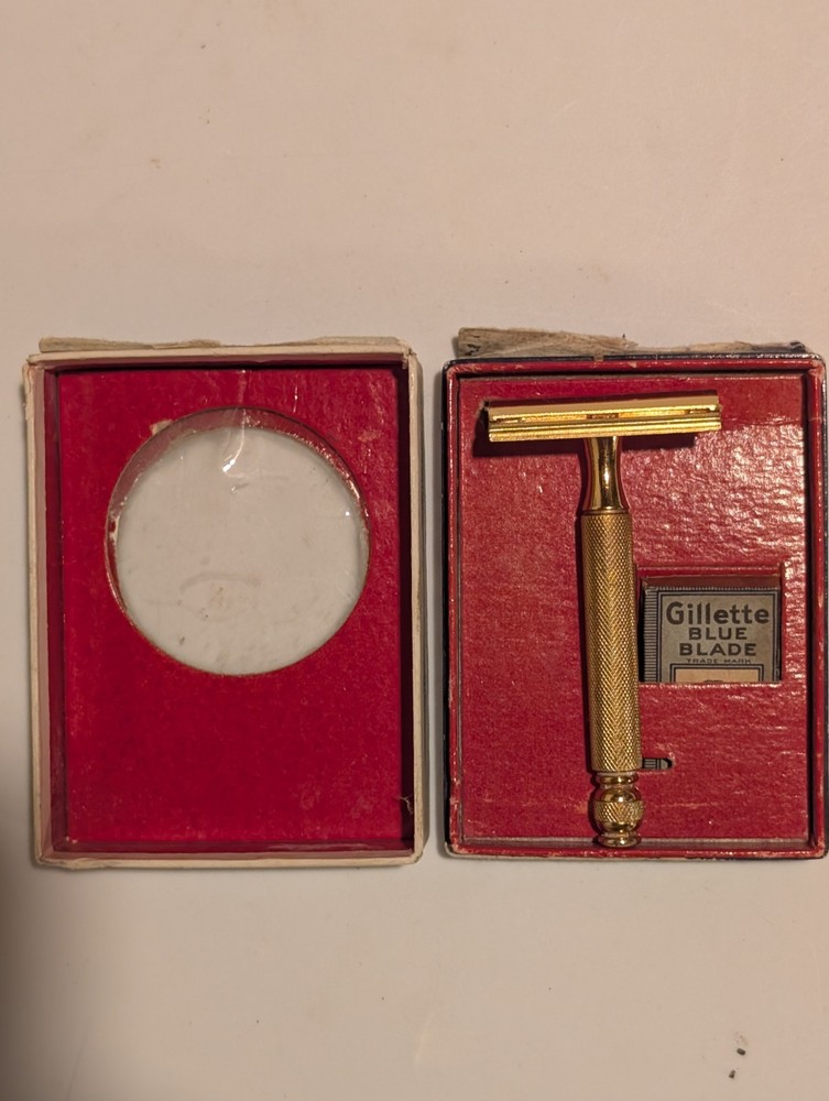Vintage Gillette Gold Tech Double Edge Razor