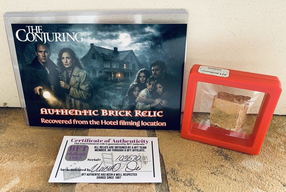 The Conjuring Authentic Filming Location Relic Original COA