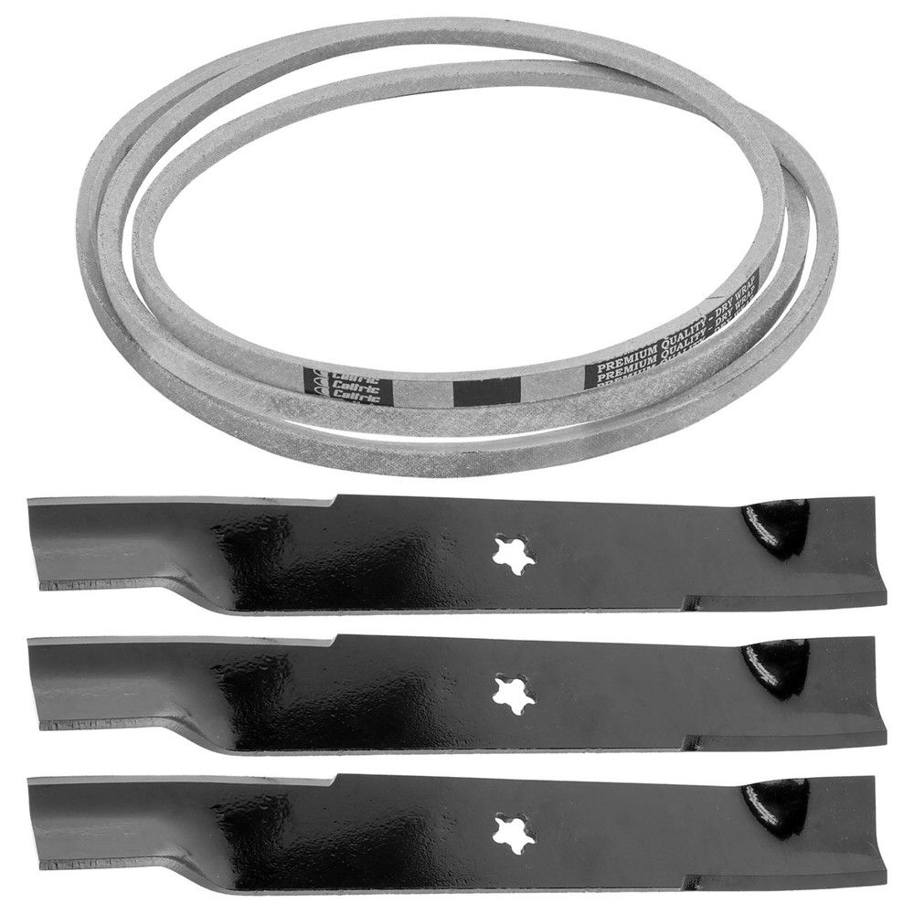 Deck Belt 574845603 Blade 574870801 For Husqvarna Gth3052Tf Gth52Xls Ts352