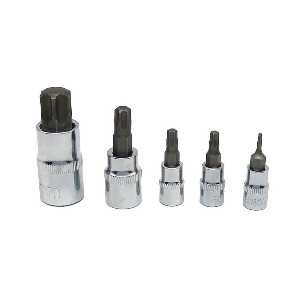 60Pcs Master Torx Socket Set Tamper Proof Security Bits Torx Plus External Star