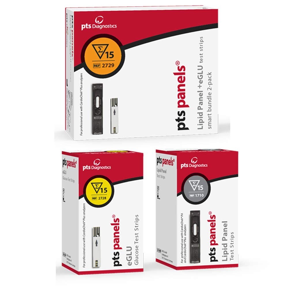 PTS Diagnostics-2729 Rapid Test Kit CardioChek Plus Lipid Smart Bundle 30 Tests