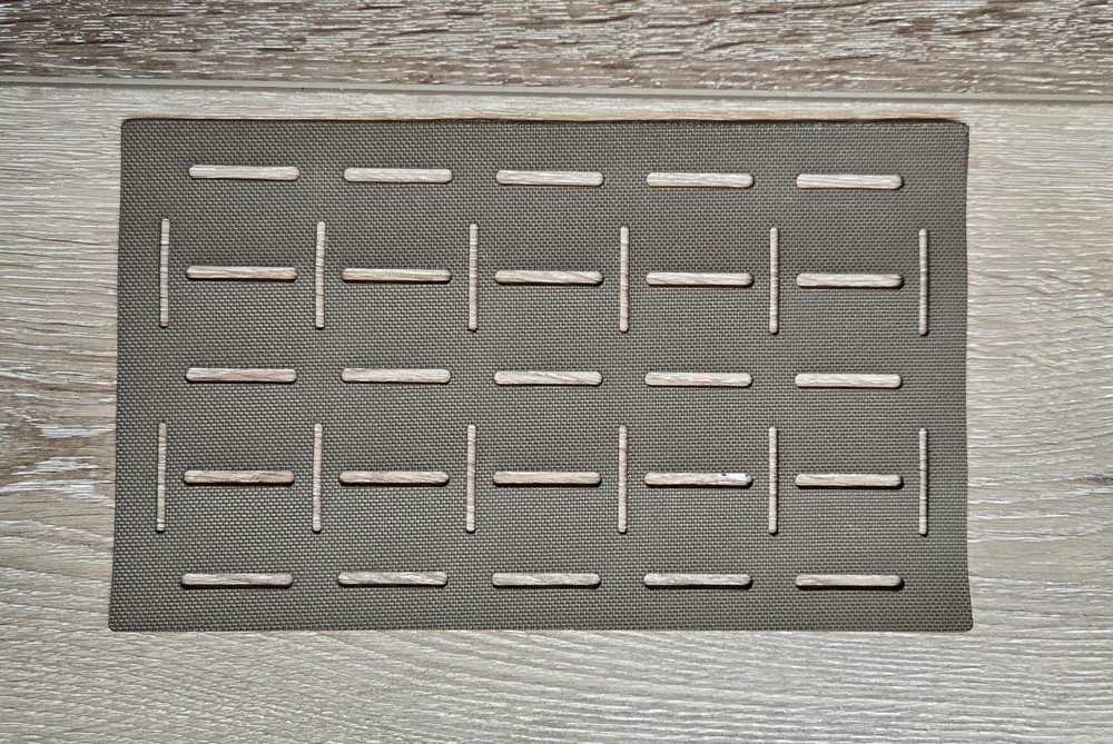 Laser Cut MOLLE Panel Squadron Laminate DIY PALS Grid MYOG Sew On