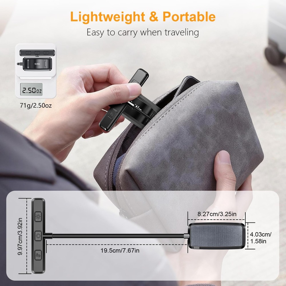 19 LED Rechargeable Book Light for Reading in Bed with Memory Function- Eye C...