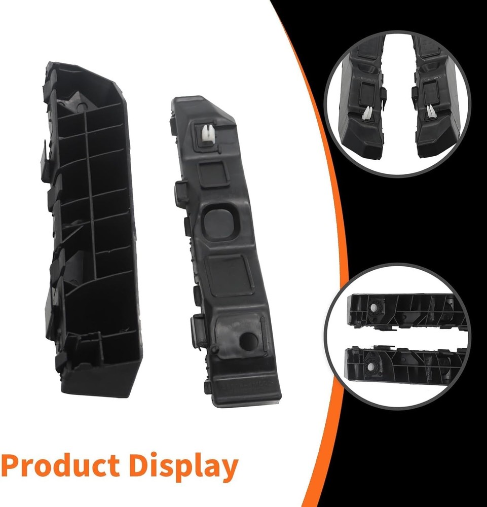 Front Bumper Retainer Brackets Support Left Right Spacers Compatible with 2011 2