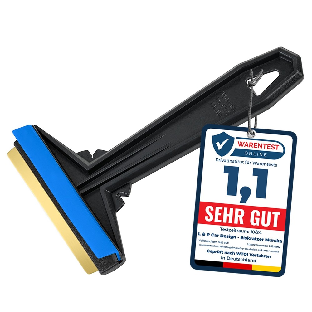 Car Ice Scraper Brass Blade - Fast, Effortless, efficient & Easy Random Color